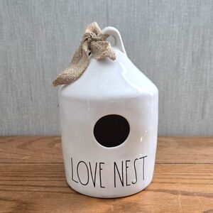 Rae Dunn White Love Nest Birdhouse